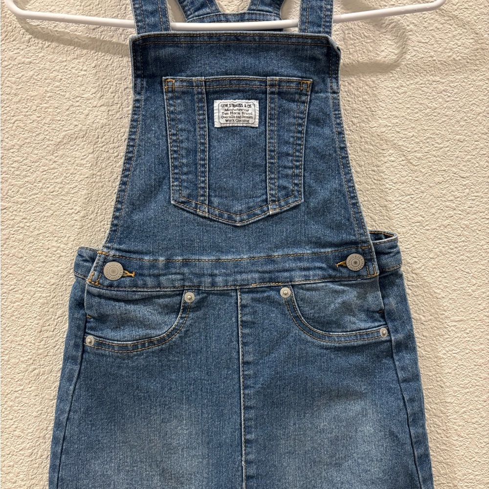 Levi's Blue Denim Overalls